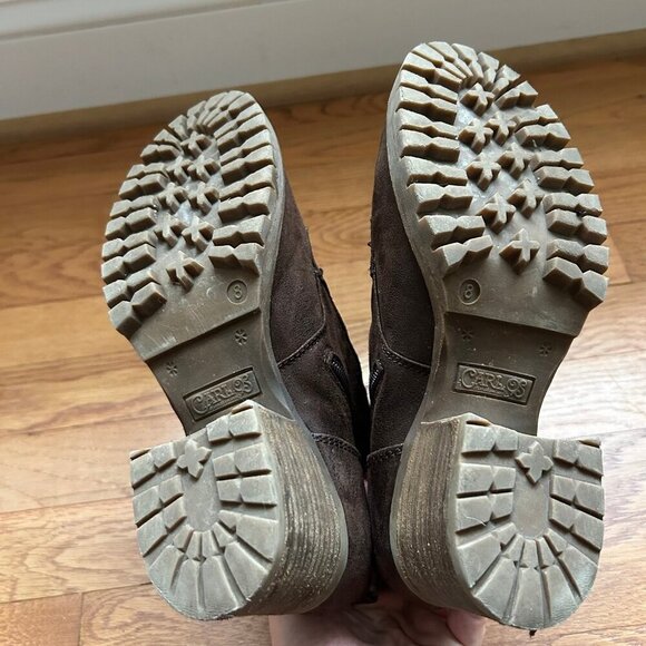 Carlos by Carlos Santana Glinda Ankle Brown Lace Up Heeled Boot Women’s Size 8 - Picture 8 of 9